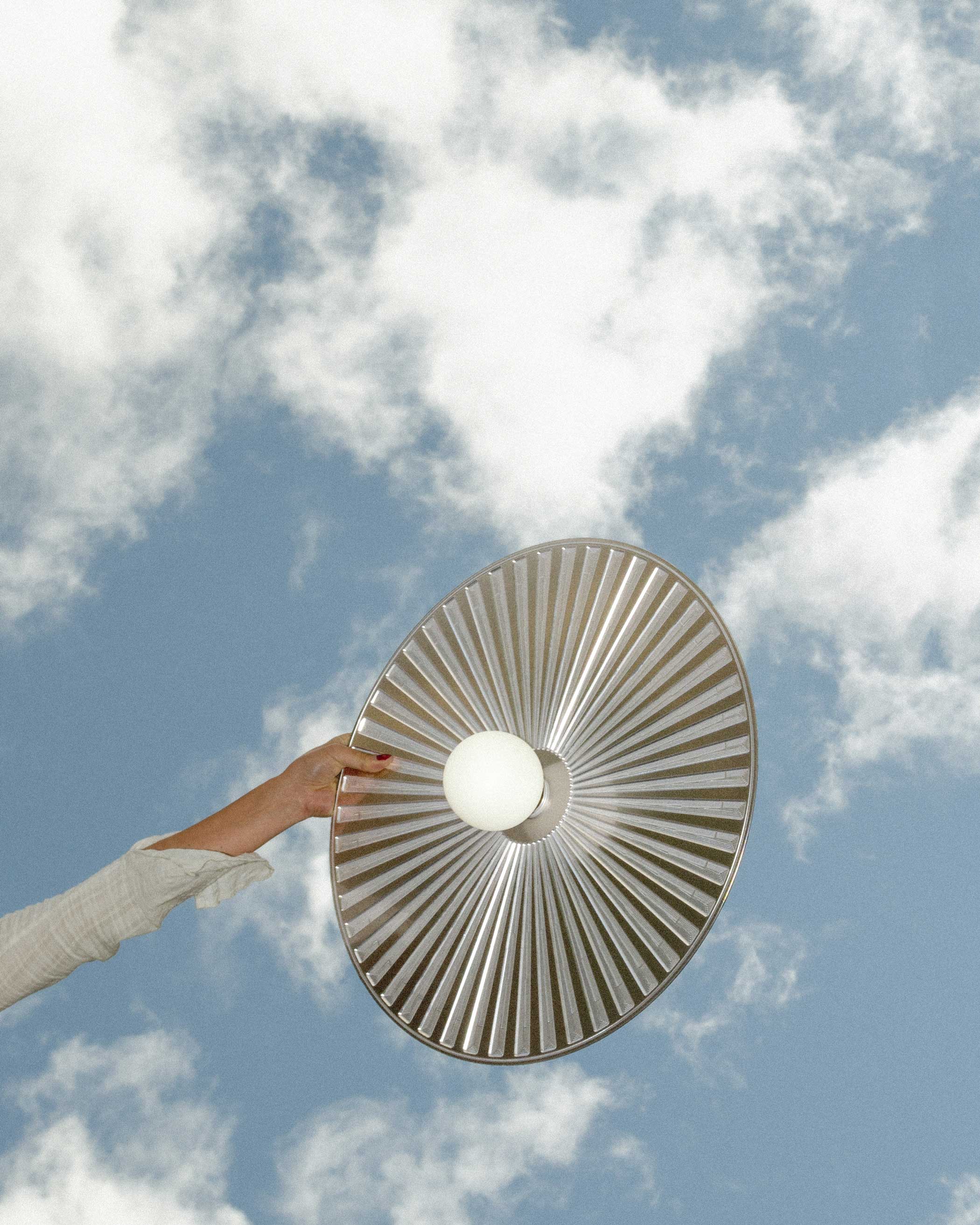 002 solen pendant lamp - silver